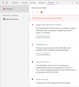 localhost ssl